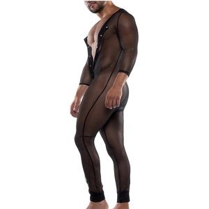 GO SOFTWEAR Black HC Skin Duke Sheer Union Suit